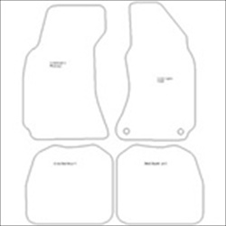 Skoda Superb Oval Clips Car Mats